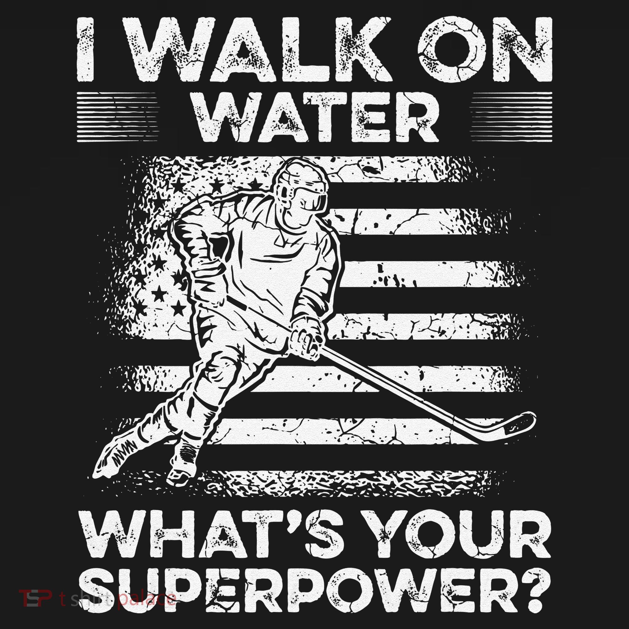 Ice Hockey I Walk On Water What Is Your Superpower Women's Hoodie