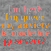 I'm Here I'm Queer My Anxiety Is Moderate To Severe LGBT Toddler Hoodie thumb 2