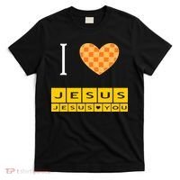 I Heart Jesus And Jesus Loves You T-Shirt thumb 0