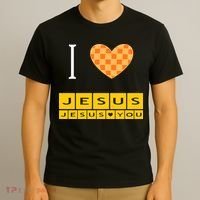 I Heart Jesus And Jesus Loves You T-Shirt thumb 3