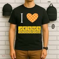 I Heart Jesus And Jesus Loves You T-Shirt thumb 6