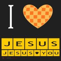 I Heart Jesus And Jesus Loves You Beanie thumb 2