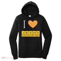 I Heart Jesus And Jesus Loves You Women's Hoodie thumb 0