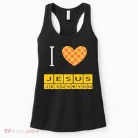 I Heart Jesus And Jesus Loves You Women's Tank Top thumb 0