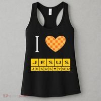 I Heart Jesus And Jesus Loves You Women's Tank Top thumb 3