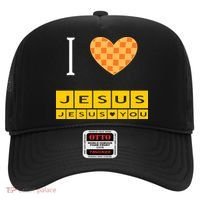 I Heart Jesus And Jesus Loves You Hat thumb 0