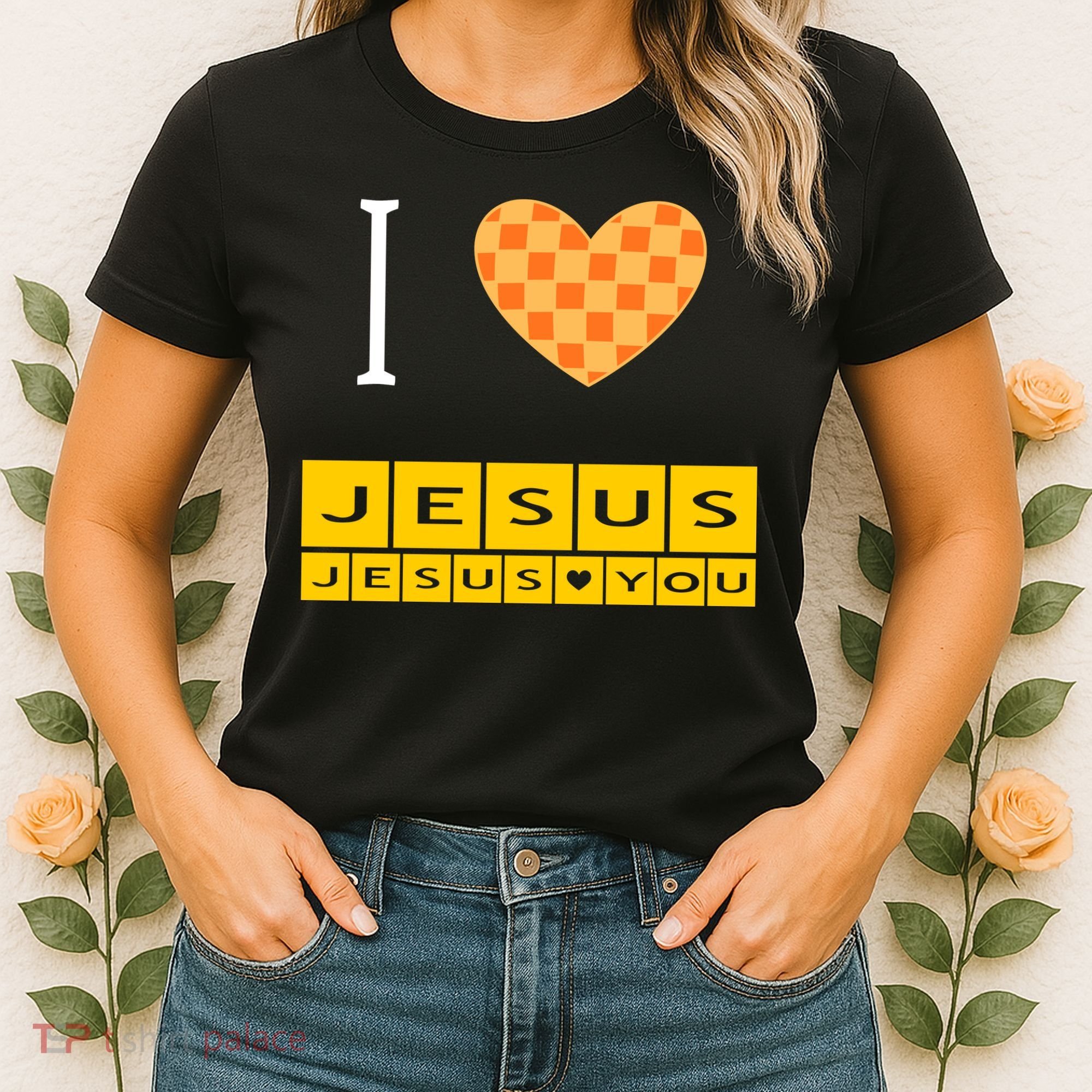 I Heart Jesus And Jesus Loves You Women's T-Shirt