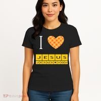 I Heart Jesus And Jesus Loves You Women's T-Shirt thumb 4