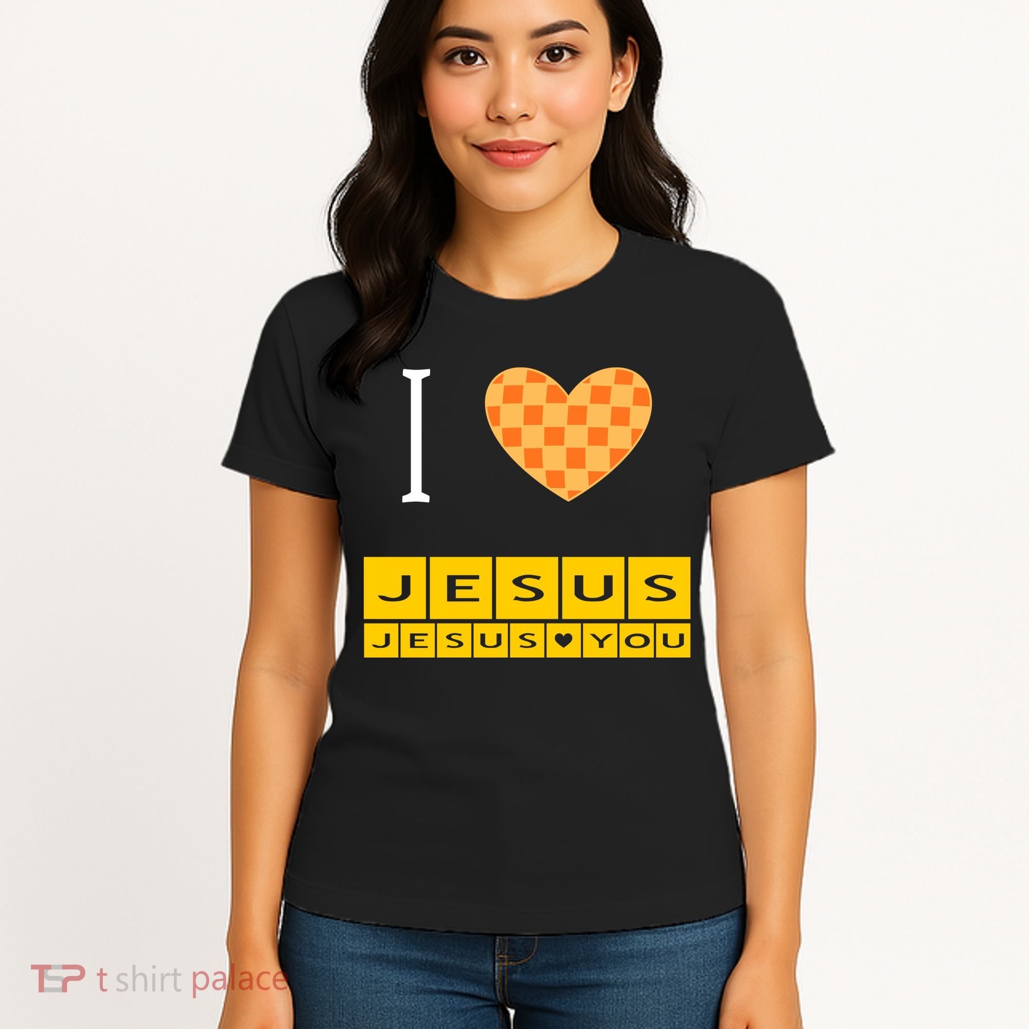 I Heart Jesus And Jesus Loves You Women's T-Shirt