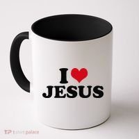 I Heart Jesus Love Christ Coffee Mug thumb 0
