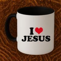I Heart Jesus Love Christ Coffee Mug thumb 2