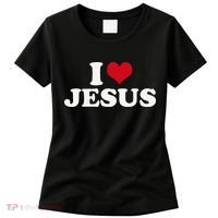 I Heart Jesus Love Christ Women's T-Shirt thumb 0