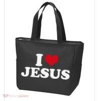 I Heart Jesus Love Christ Tote Bag thumb 3