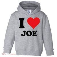 I Heart Joe First Name I Love Personalized Stuff Toddler Hoodie thumb 0