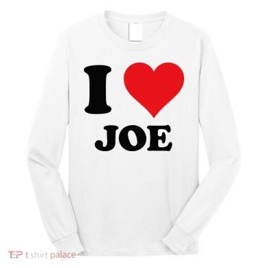 I Heart Joe First Name I Love Personalized Stuff Long Sleeve Shirt