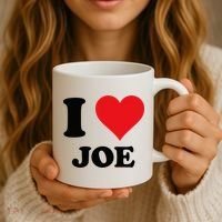 I Heart Joe First Name I Love Personalized Stuff Coffee Mug thumb 3