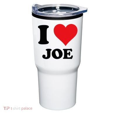 I Heart Joe First Name I Love Personalized Stuff Tumbler