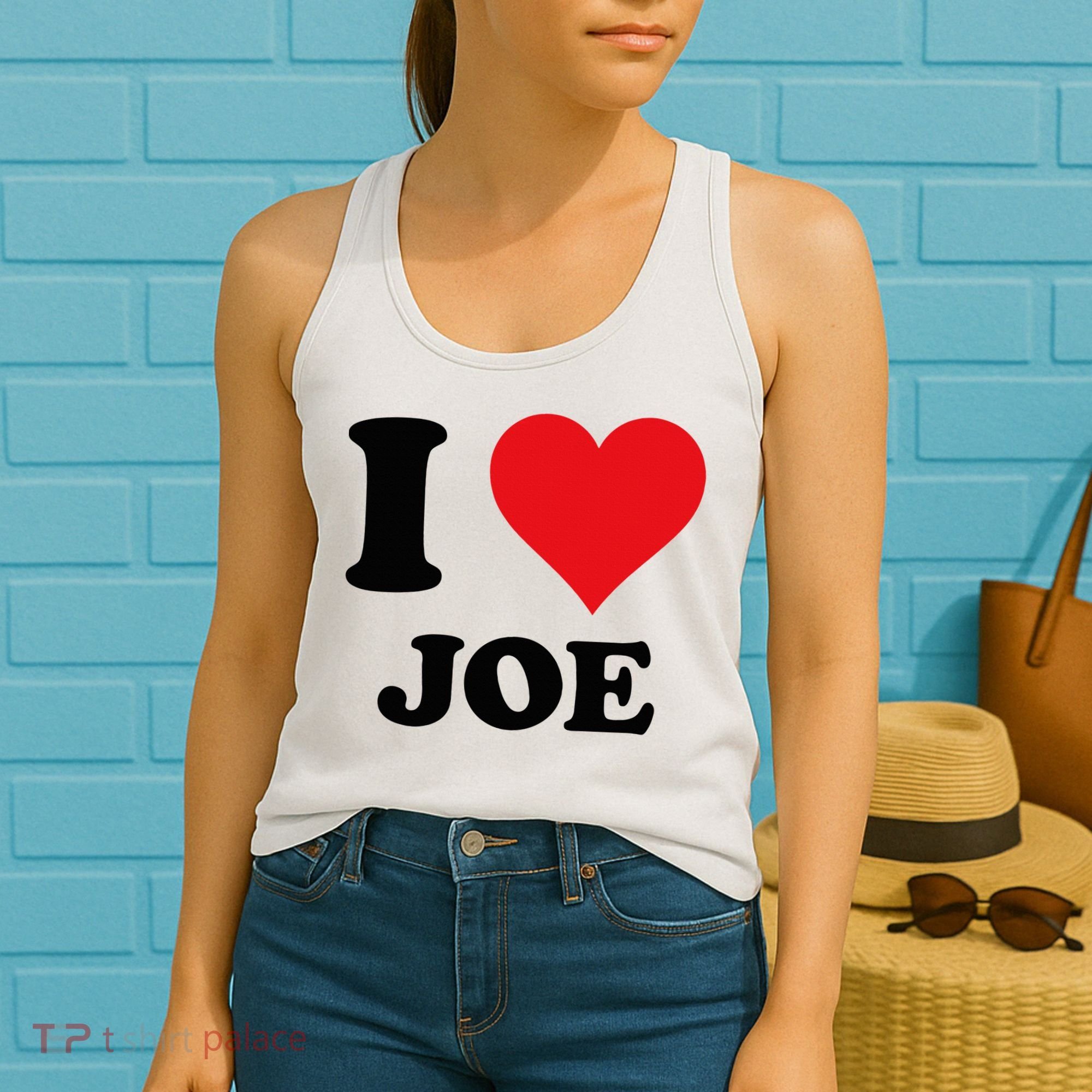 I Heart Joe First Name I Love Personalized Stuff Women's Tank Top