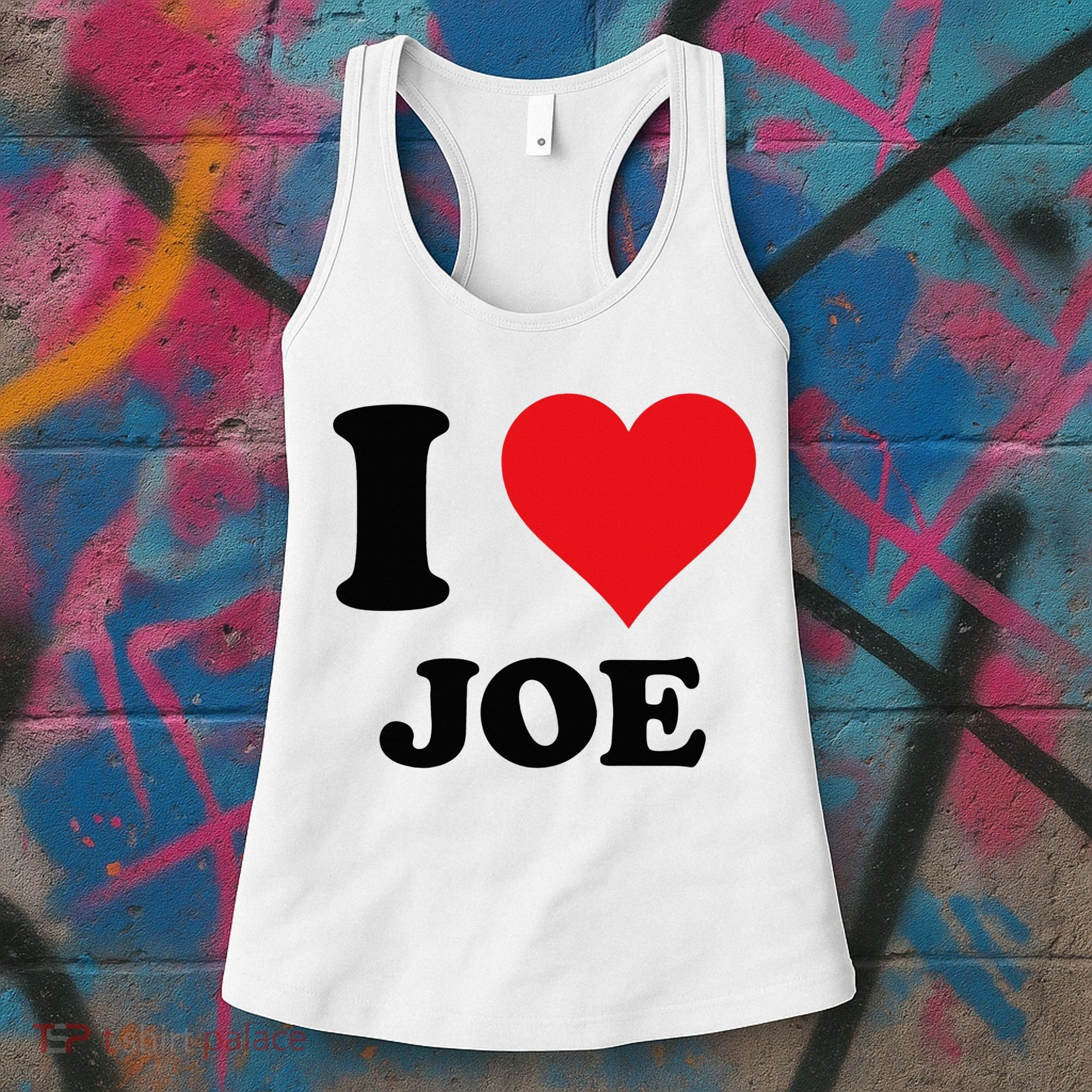 I Heart Joe First Name I Love Personalized Stuff Women's Tank Top
