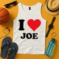 I Heart Joe First Name I Love Personalized Stuff Tank Top thumb 4