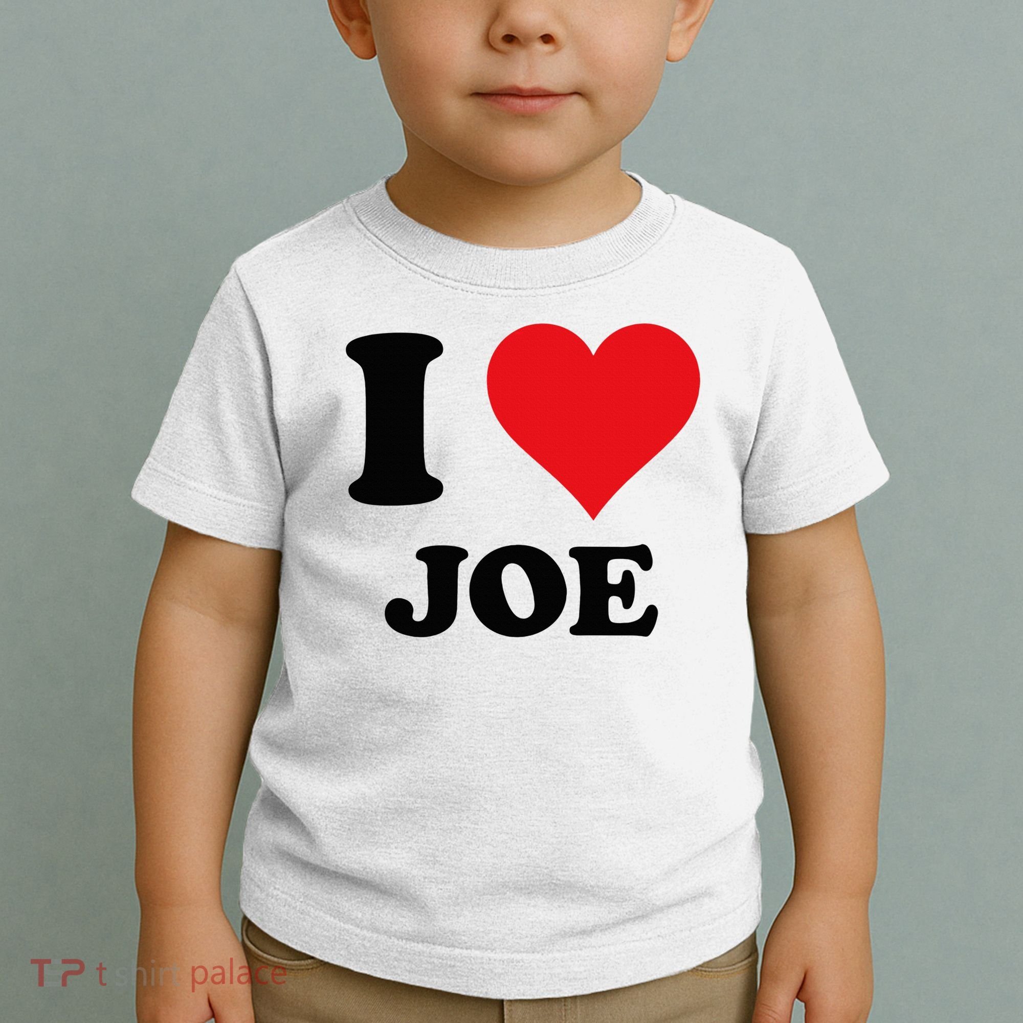 I Heart Joe First Name I Love Personalized Stuff Toddler T-Shirt