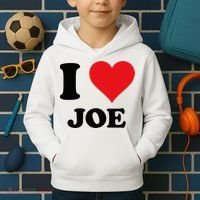 I Heart Joe First Name I Love Personalized Stuff Kids Hoodie thumb 2