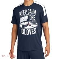 Ice Hockey Keep Calm And Drop The Gloves Style Gift Sport-Tek Competitor United Soccer Jersey thumb 0