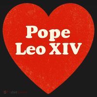 I Heart Love Pope Leo XIV Coaster thumb 2