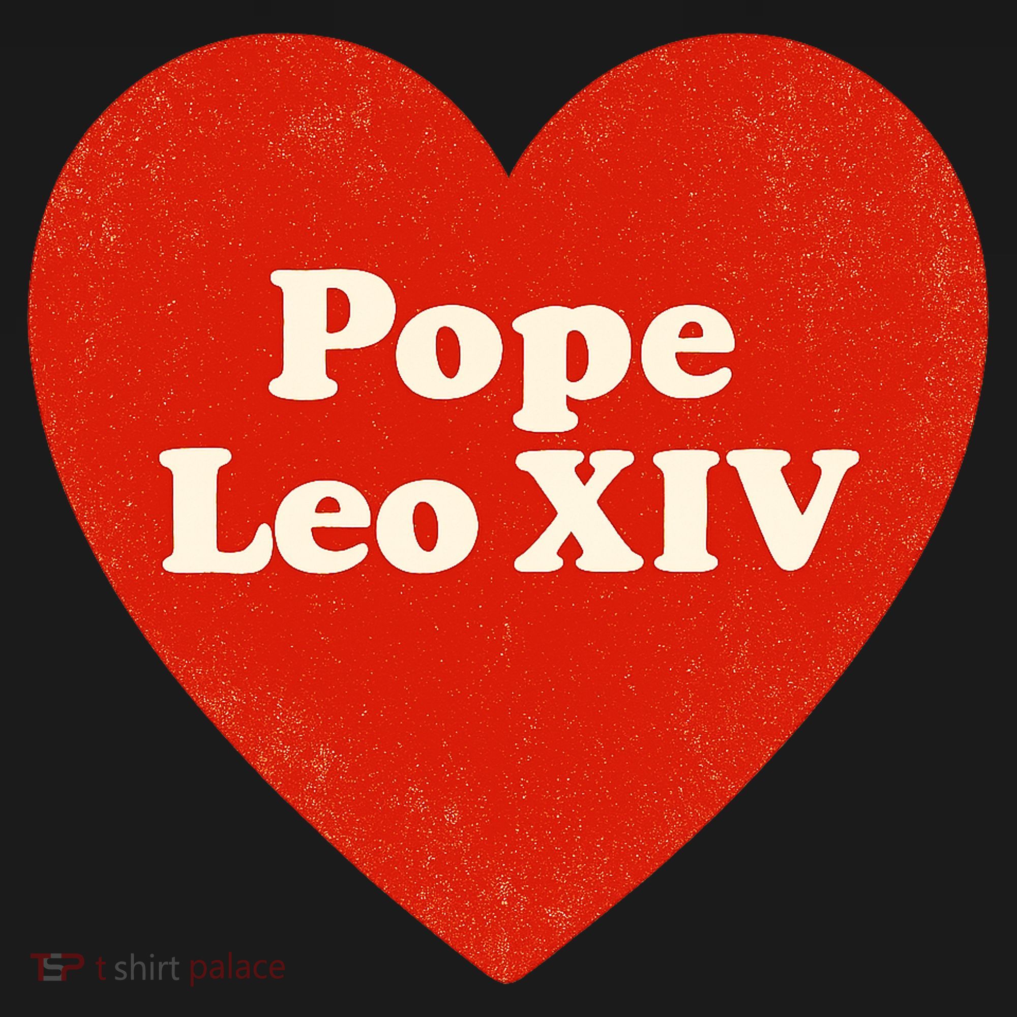 I Heart Love Pope Leo XIV Coaster