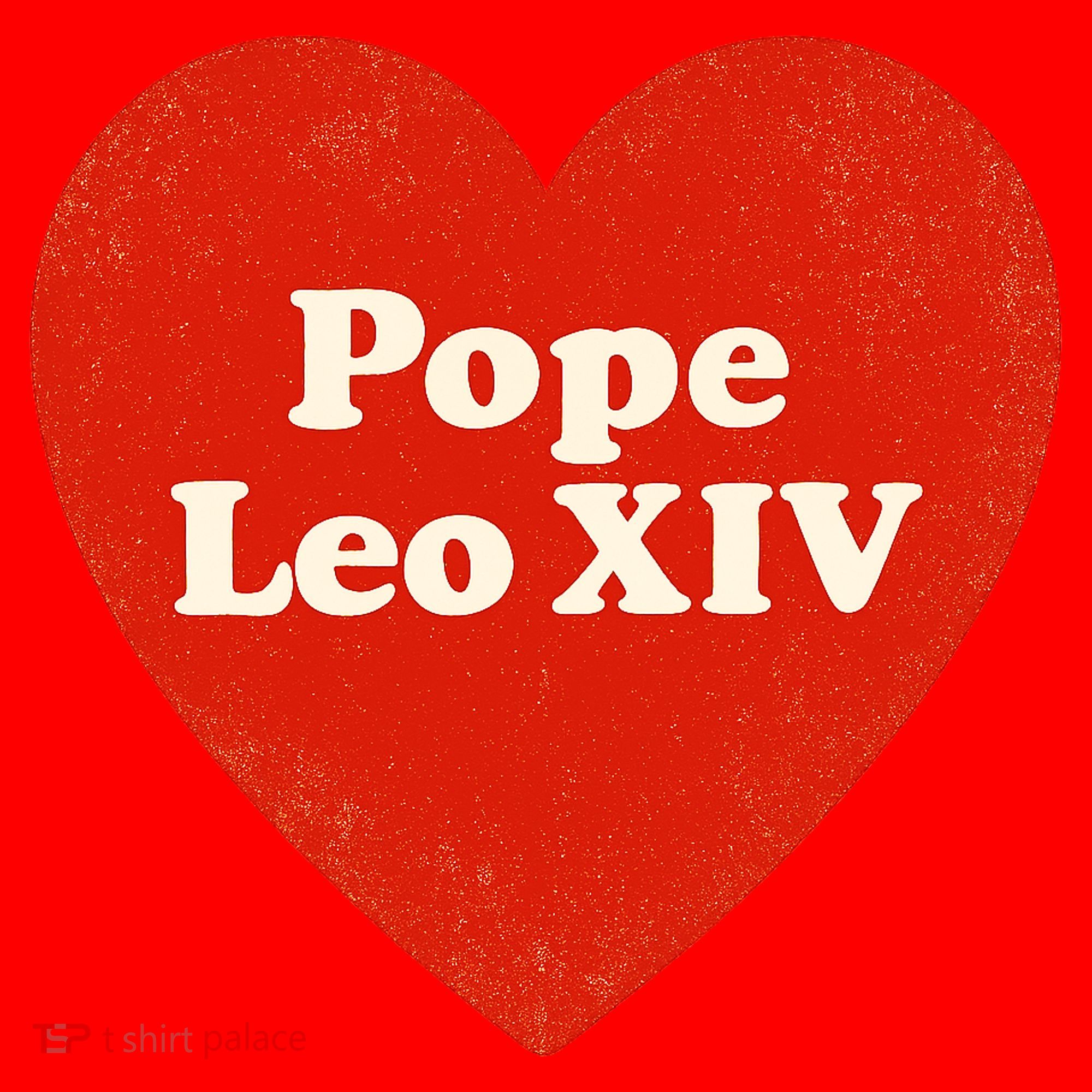 I Heart Love Pope Leo XIV Santa Hat