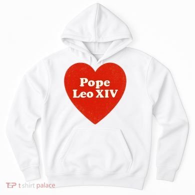 I Heart Love Pope Leo XIV Hoodie