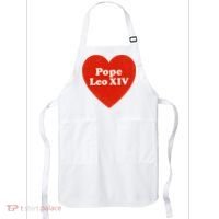I Heart Love Pope Leo XIV Apron thumb 0