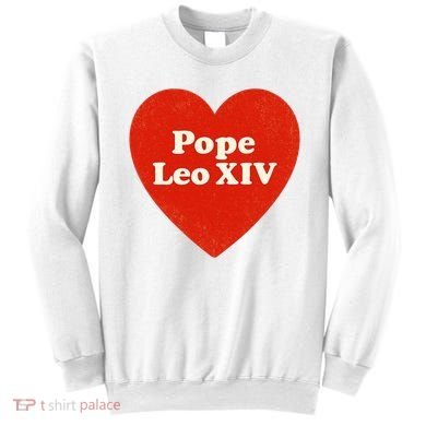 I Heart Love Pope Leo XIV Sweatshirt