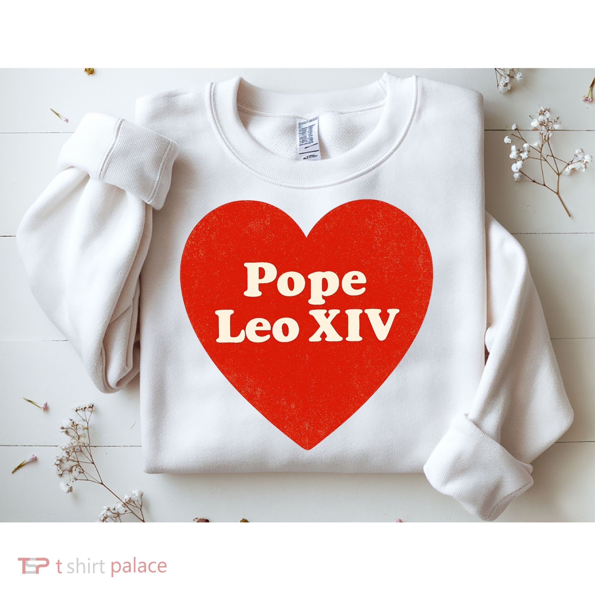 I Heart Love Pope Leo XIV Sweatshirt