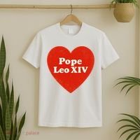 I Heart Love Pope Leo XIV T-Shirt thumb 2