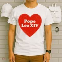 I Heart Love Pope Leo XIV T-Shirt thumb 6