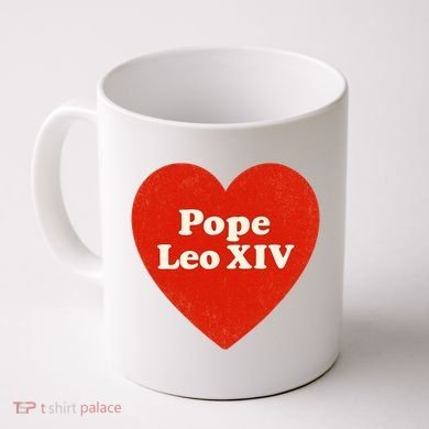 I Heart Love Pope Leo XIV Coffee Mug