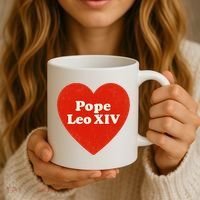 I Heart Love Pope Leo XIV Coffee Mug thumb 3