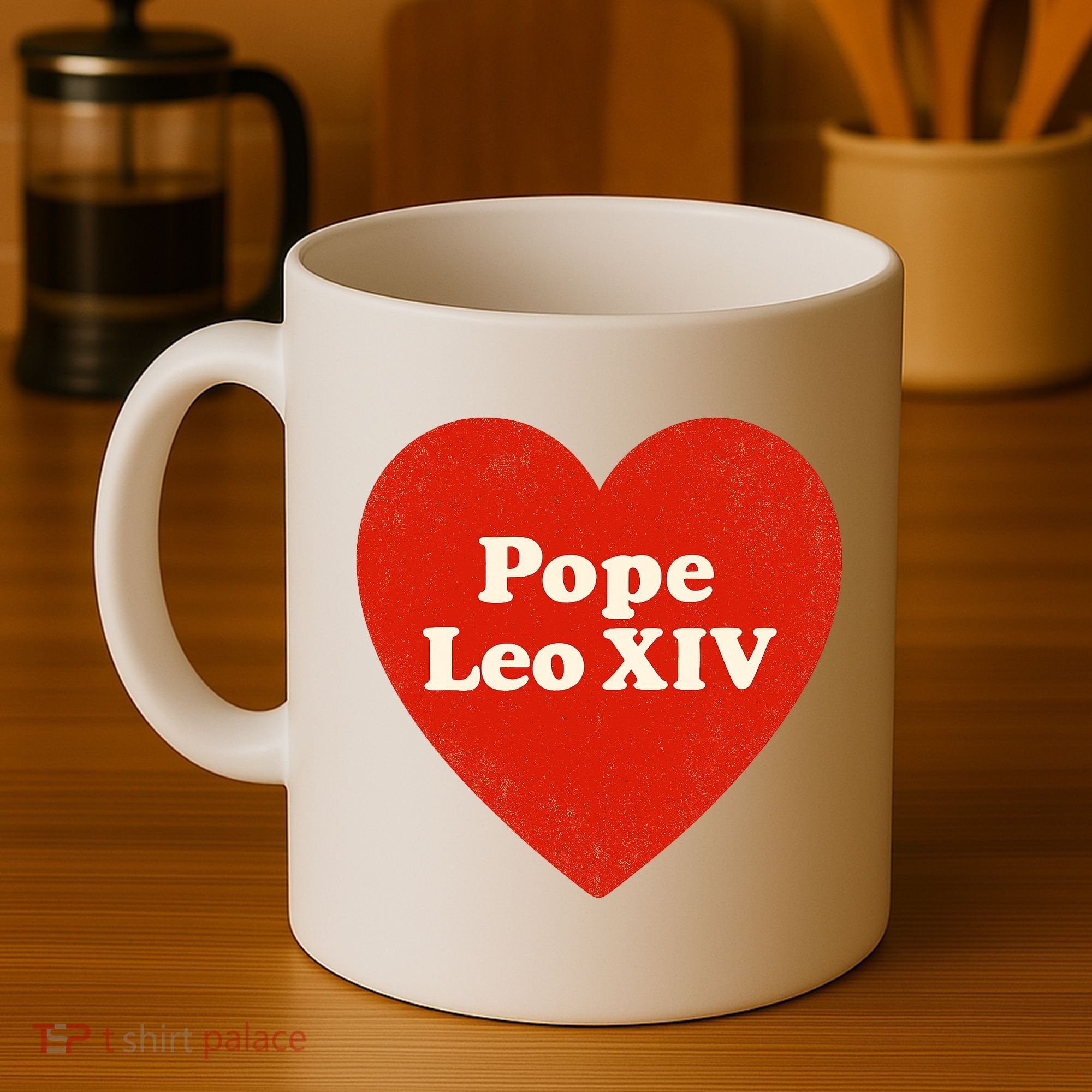 I Heart Love Pope Leo XIV Coffee Mug