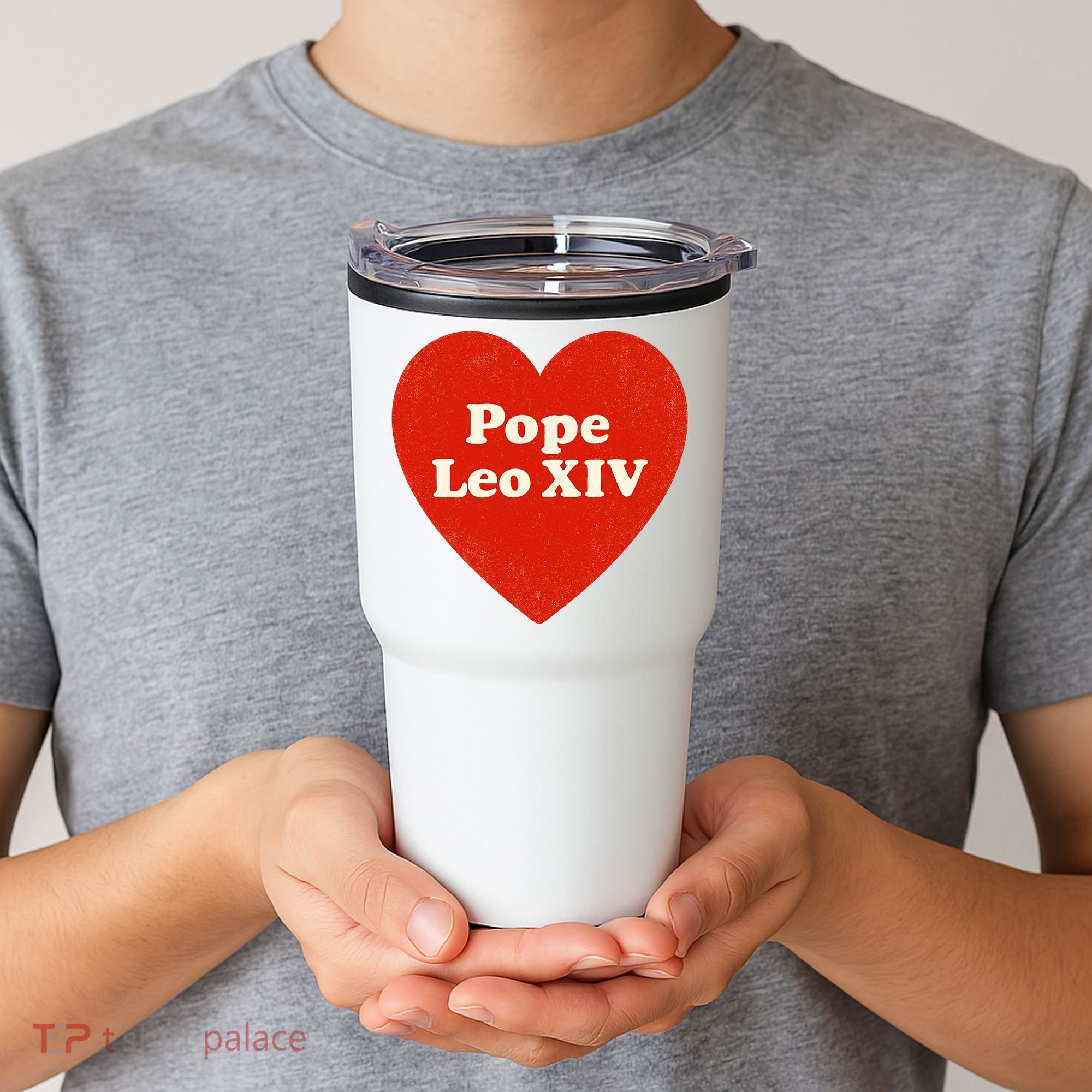 I Heart Love Pope Leo XIV Tumbler