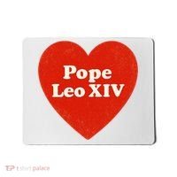 I Heart Love Pope Leo XIV Mousepad thumb 0