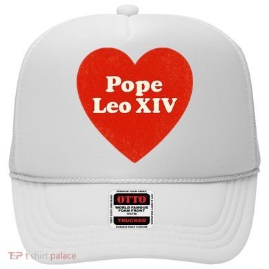 I Heart Love Pope Leo XIV Hat