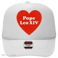 I Heart Love Pope Leo XIV Hat thumb 0