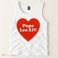 I Heart Love Pope Leo XIV Tank Top thumb 2