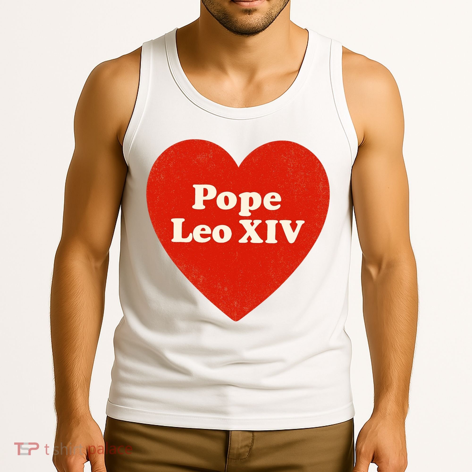 I Heart Love Pope Leo XIV Tank Top