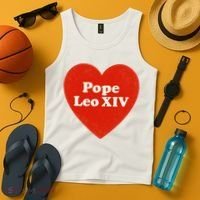 I Heart Love Pope Leo XIV Tank Top thumb 4