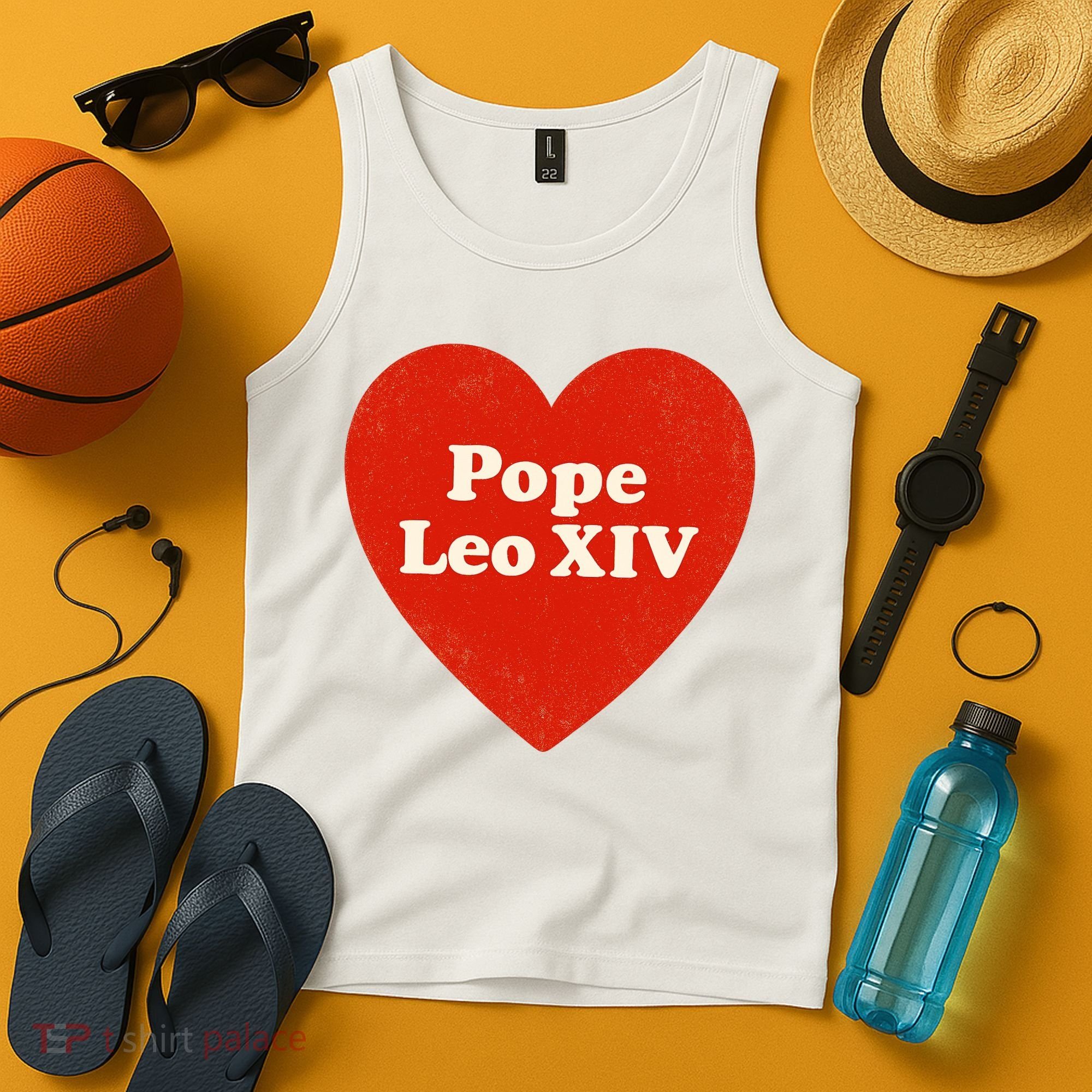 I Heart Love Pope Leo XIV Tank Top
