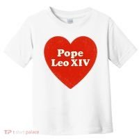 I Heart Love Pope Leo XIV Toddler T-Shirt thumb 0