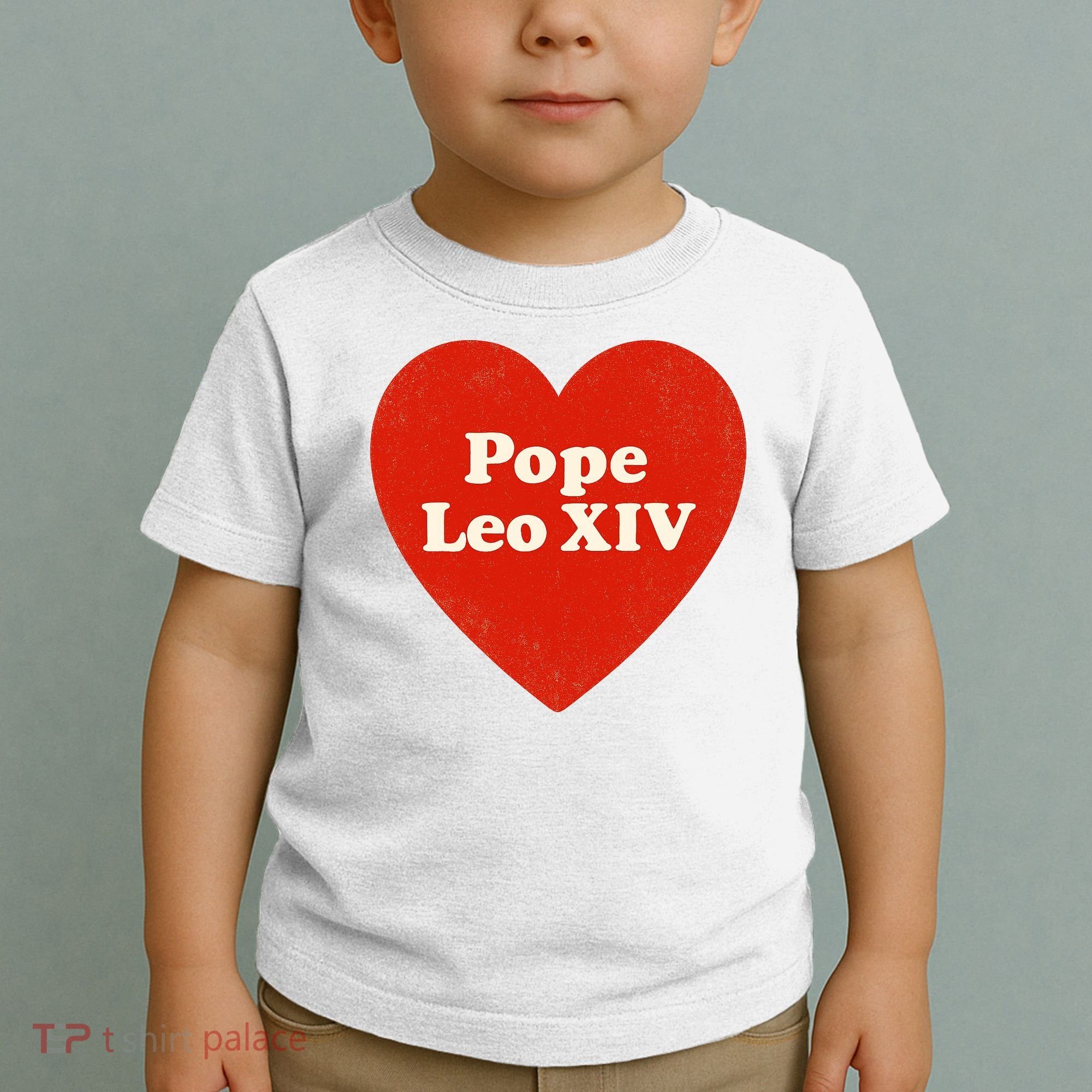 I Heart Love Pope Leo XIV Toddler T-Shirt