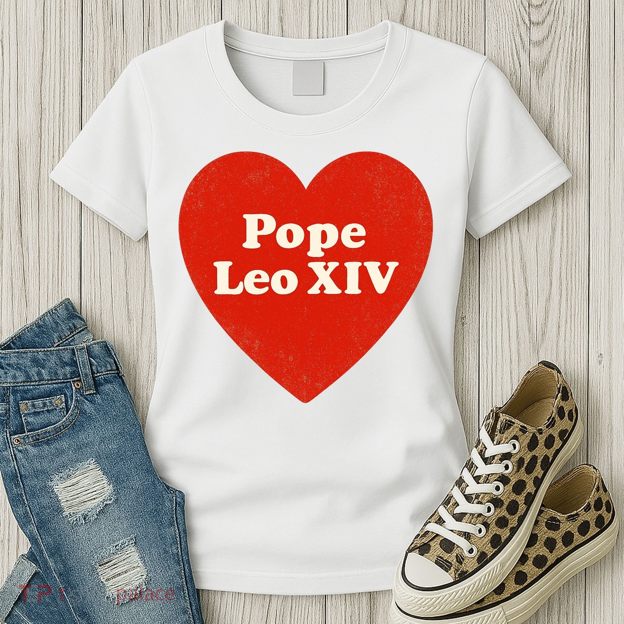 I Heart Love Pope Leo XIV Women's T-Shirt